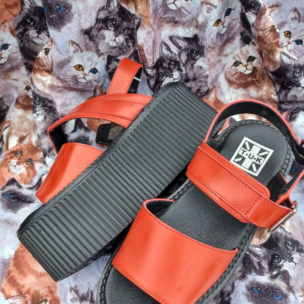 New womans TUK platform sandals